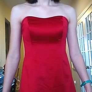 Beautiful David's Bridal Red Dress